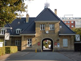 Porten til Frederiksberg Hospital opført 1899-1914.
Foto: Ditte Thye